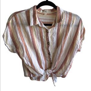 Women's Thread Supply Striped Button Down Shirt